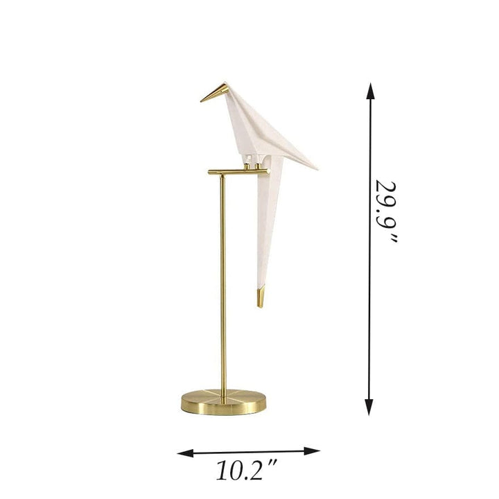 Paper crane lamp