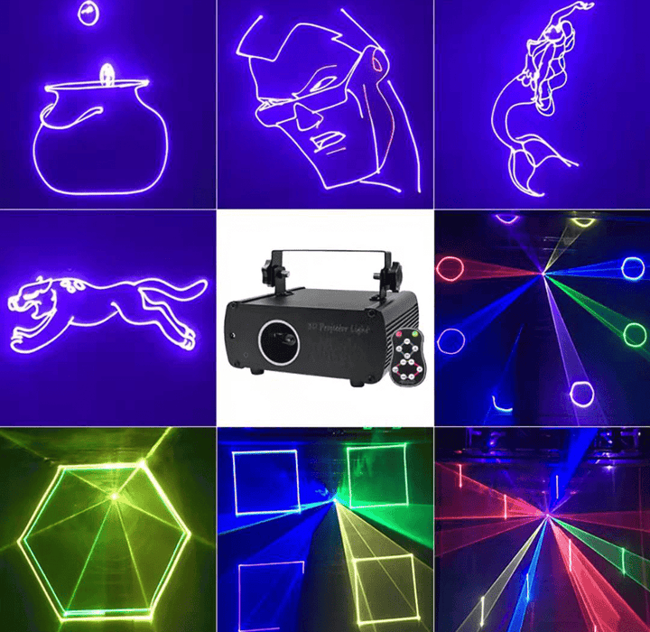 3D Laser Show Projector